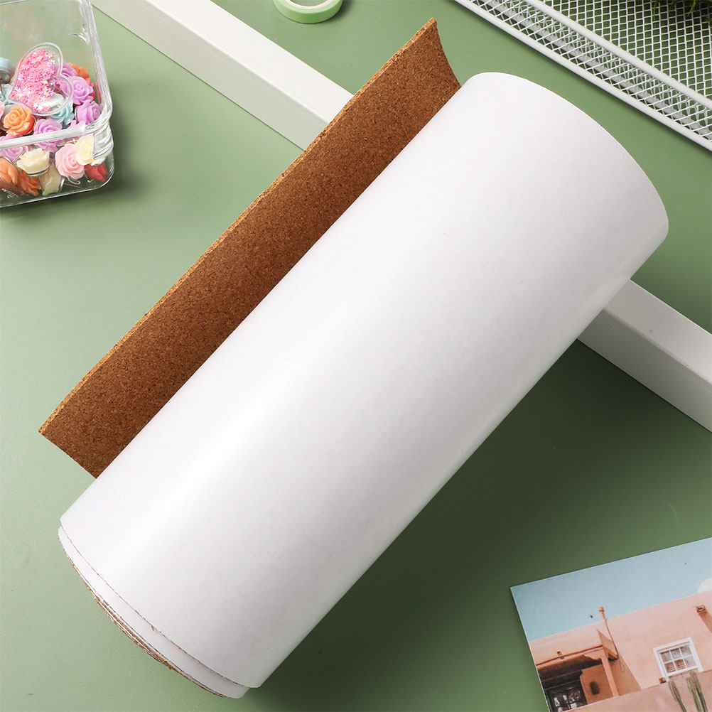 Bulletin Board Cork - Self-Adhesive Cork Roll 20Cmx200Cmx1Mm Thick Peel