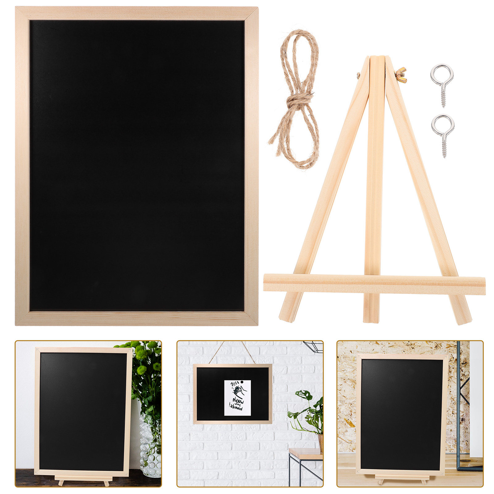 Bulletin Board Cork - 1Set Decorative Cork Board Wood Message