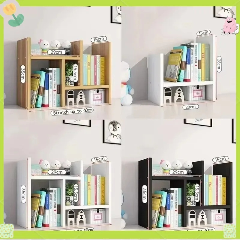 Office Furniture Brand - Telescopic Desktop Bookshelf Ins Style Finishing