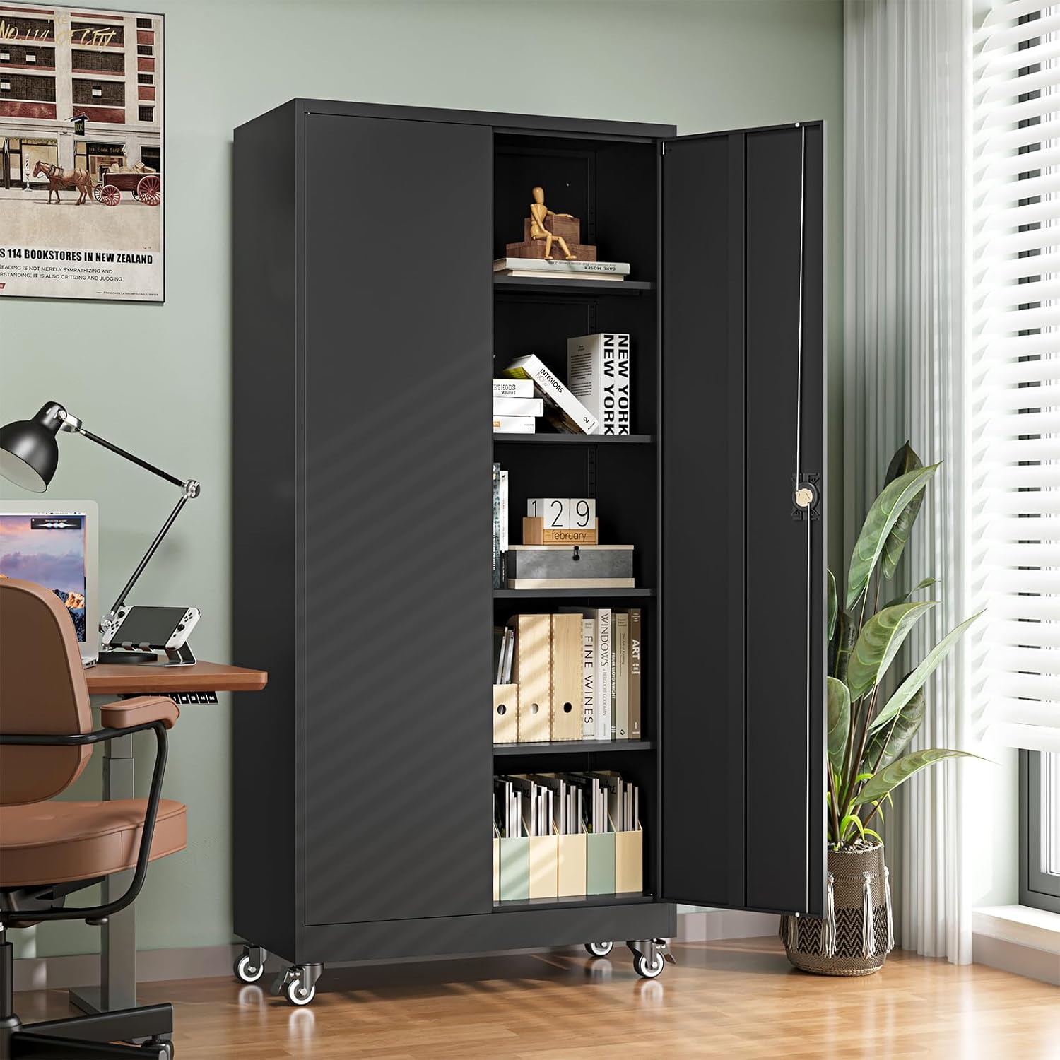 Rolling Metal Garage Storage C - đánh giá và giá Office Storage Cabinet