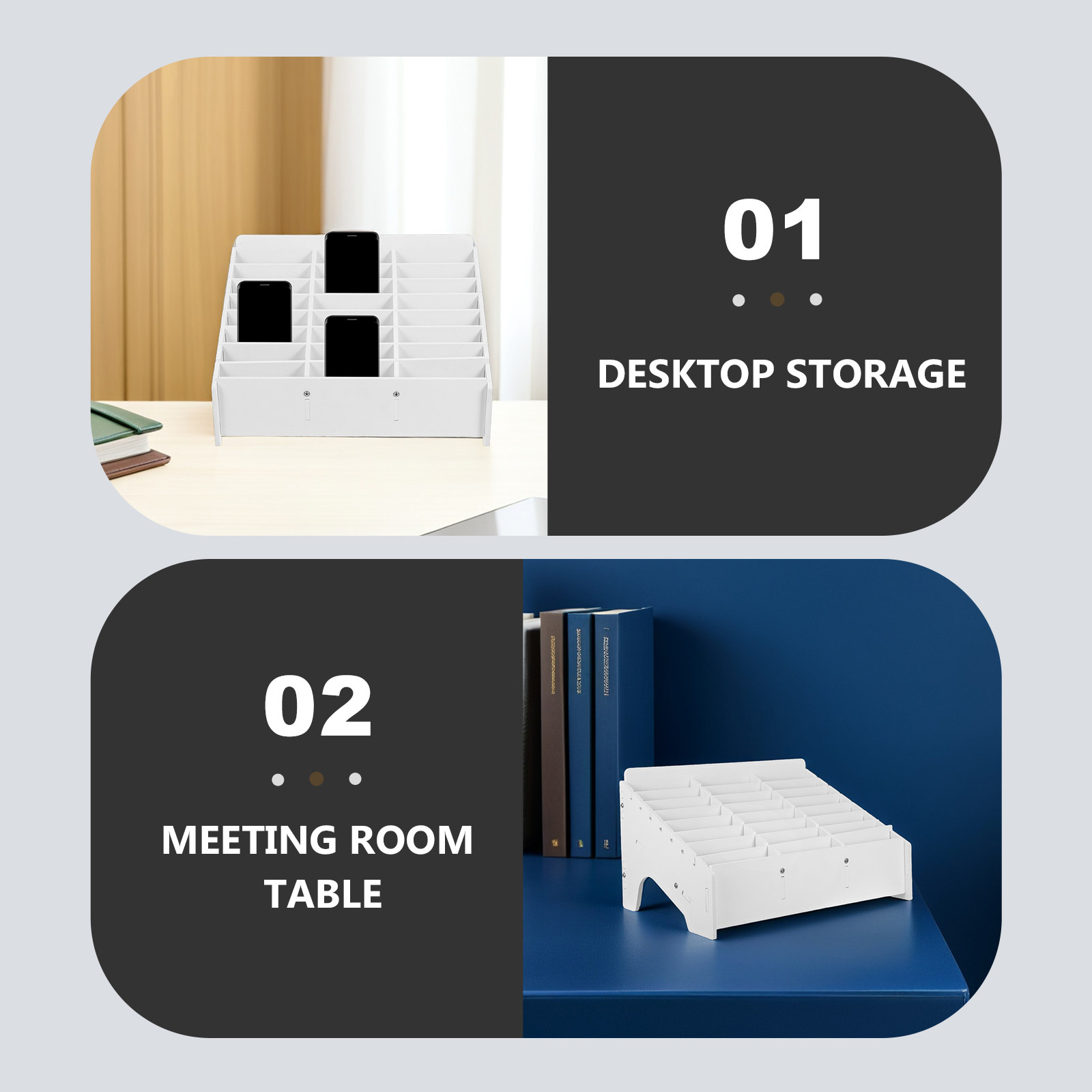 Classroom Phone Organizer Box  - đánh giá và giá Office Storage Cabinet
