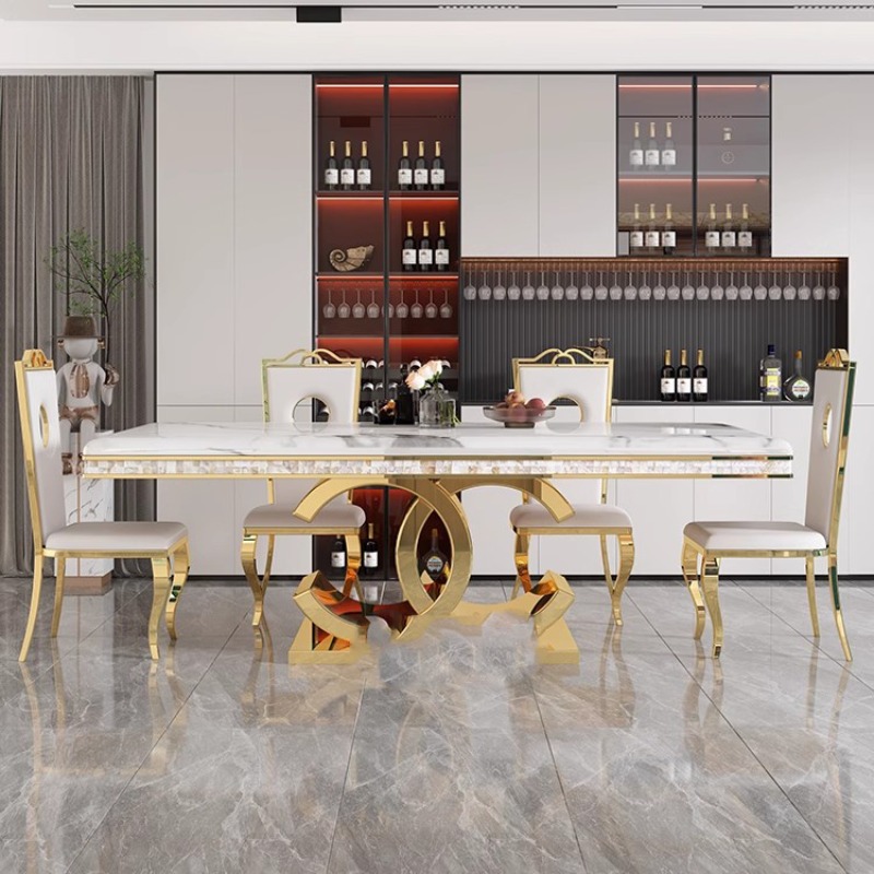 Kitchen Marble Dining Table Re - đánh giá và giá Office Furniture In China