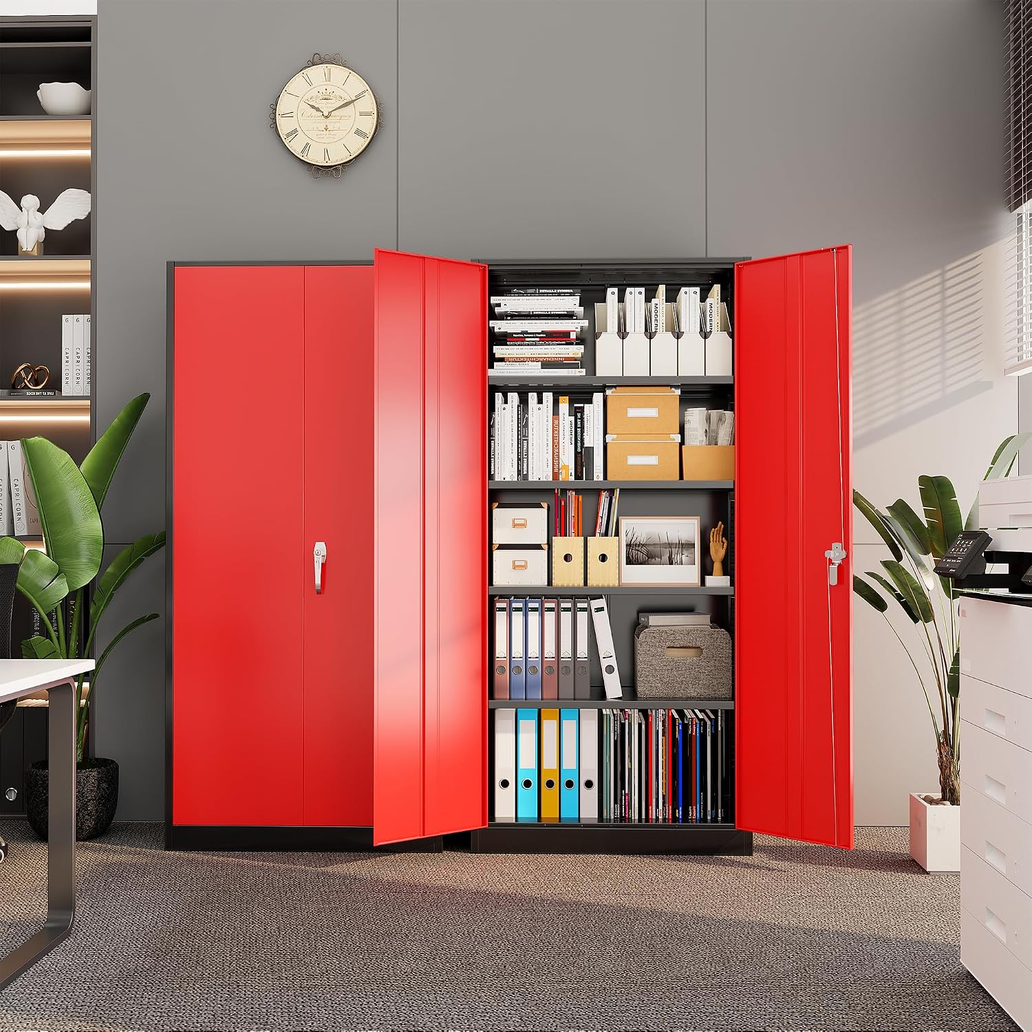 Heavy Duty Metal Garage Storag - đánh giá và giá Office Storage Cabinet
