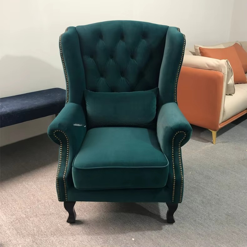 Modern Tufted Wing Back Sofa C - đánh giá và giá Office Furniture For Sale