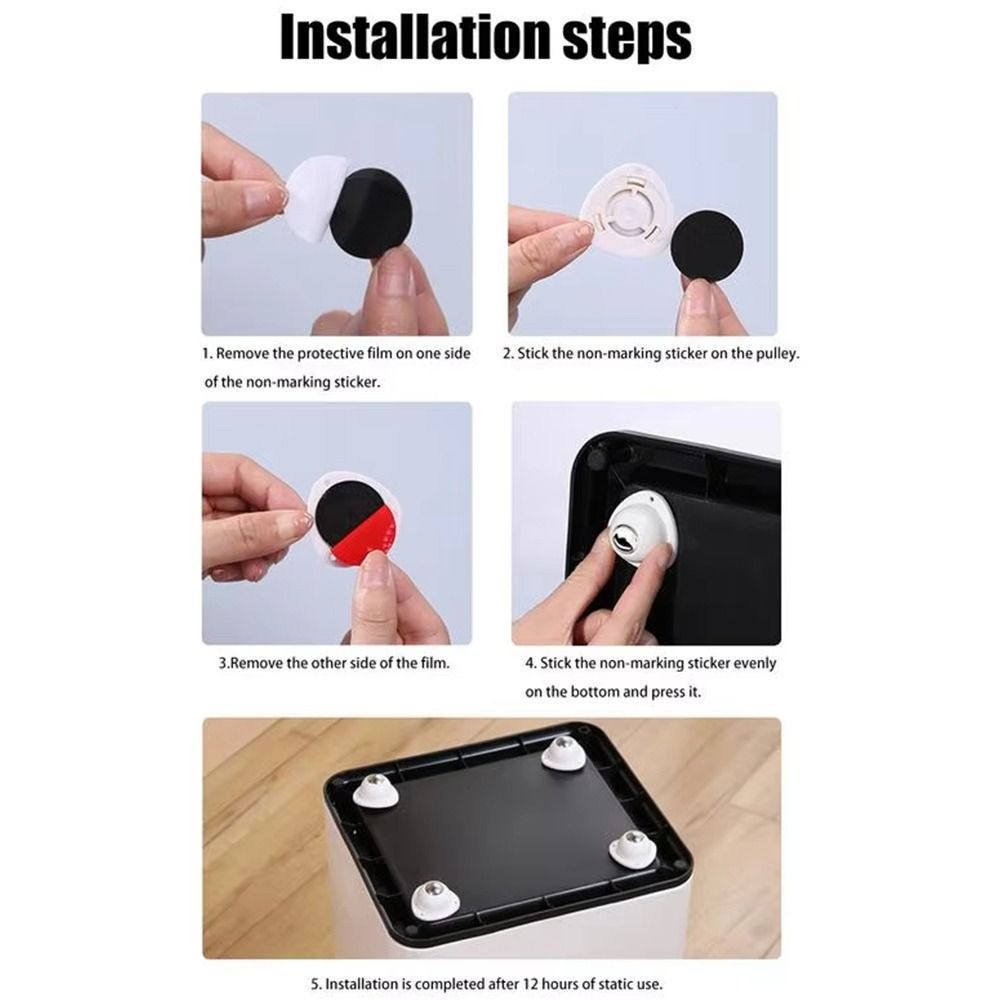 4Pcs/set Self Adhesive Caster  - đánh giá và giá Office Furniture Group