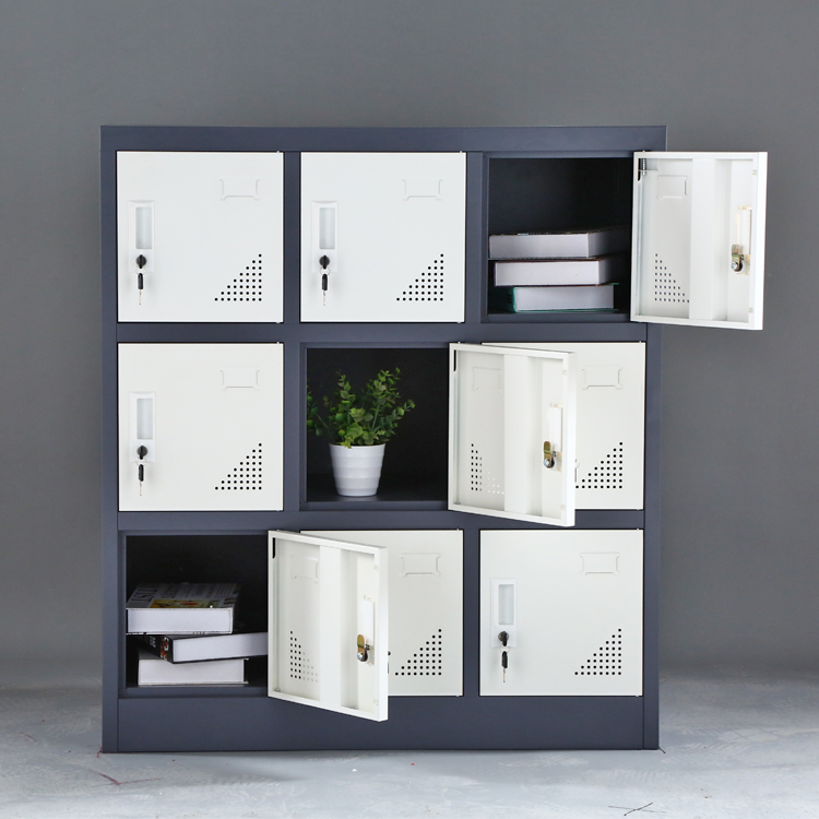 9 Door Metal Locker Storage Of - đánh giá và giá Office Storage Cabinet