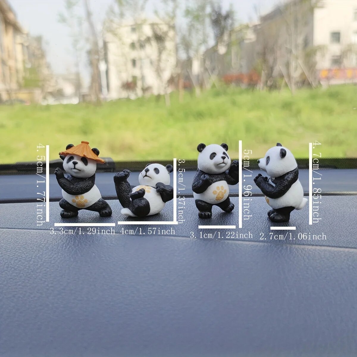 4pcs/set Panda Design Car Orna - đánh giá và giá Office Furniture Brand