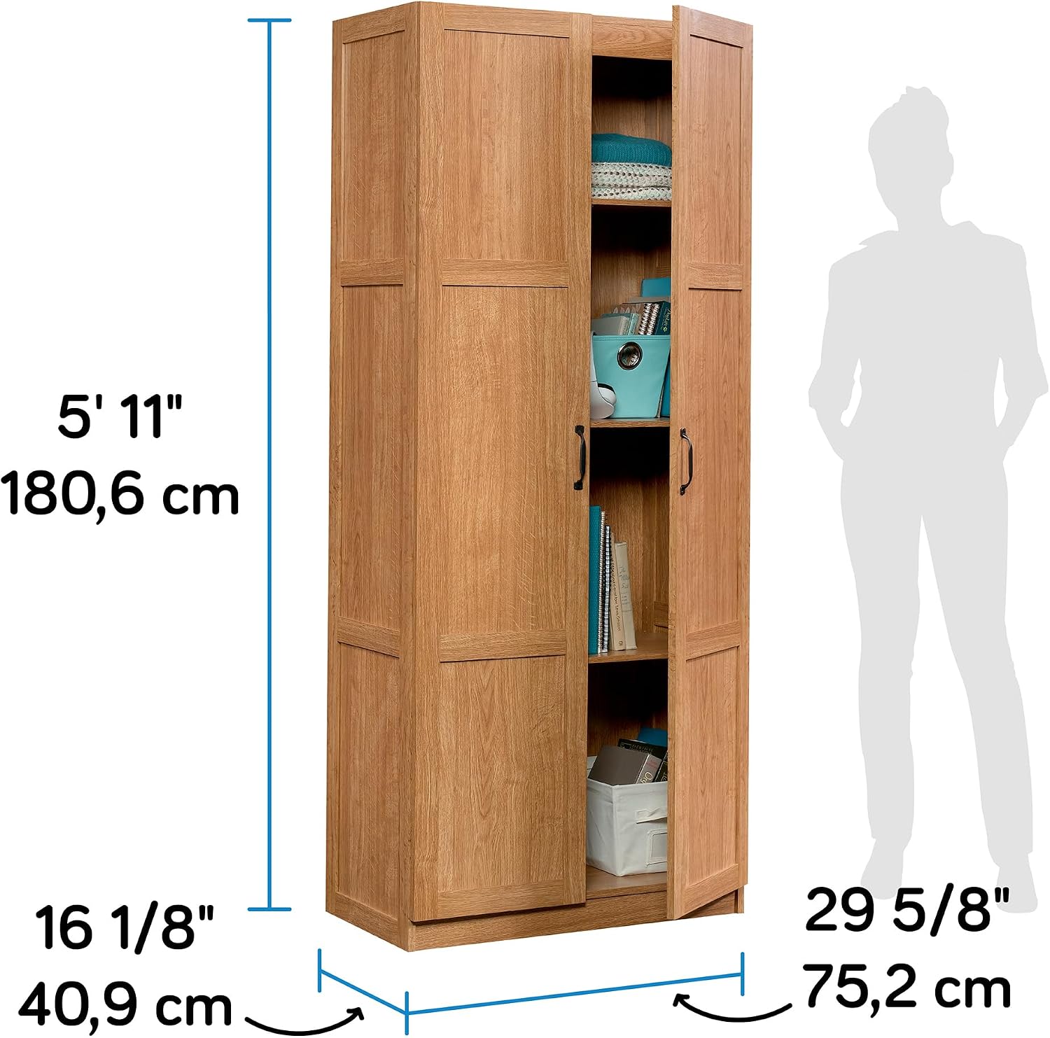 Tall Storage Cabinet, Freestan - đánh giá và giá Office Storage Cabinet