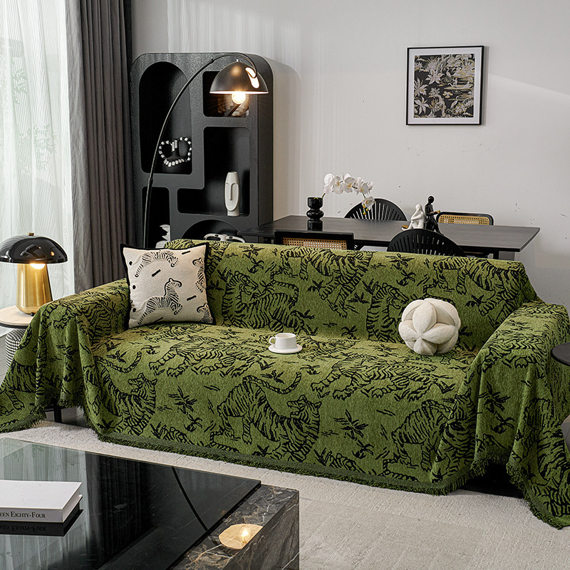Green Chenille Slipcover Retro - đánh giá và giá Office Furniture Group
