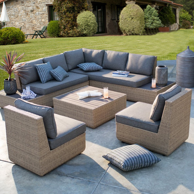 Outdoor Sofa Courtyard Rattan  - đánh giá và giá Office Furniture For Sale