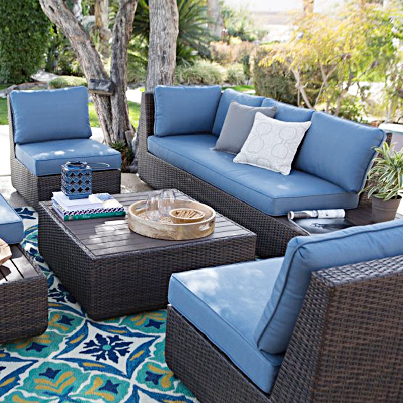 Outdoor Sofa Courtyard Rattan  - đánh giá và giá Office Furniture For Sale