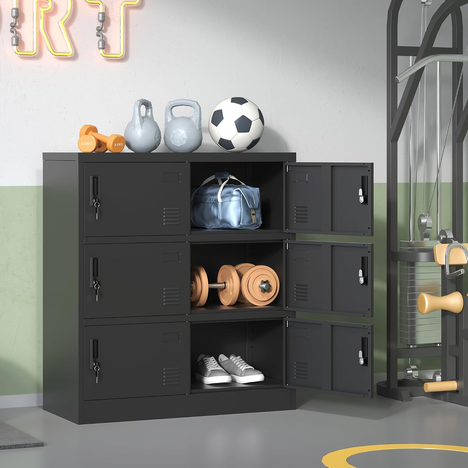 Metal Lockers For Employees Of - đánh giá và giá Office Storage Cabinet