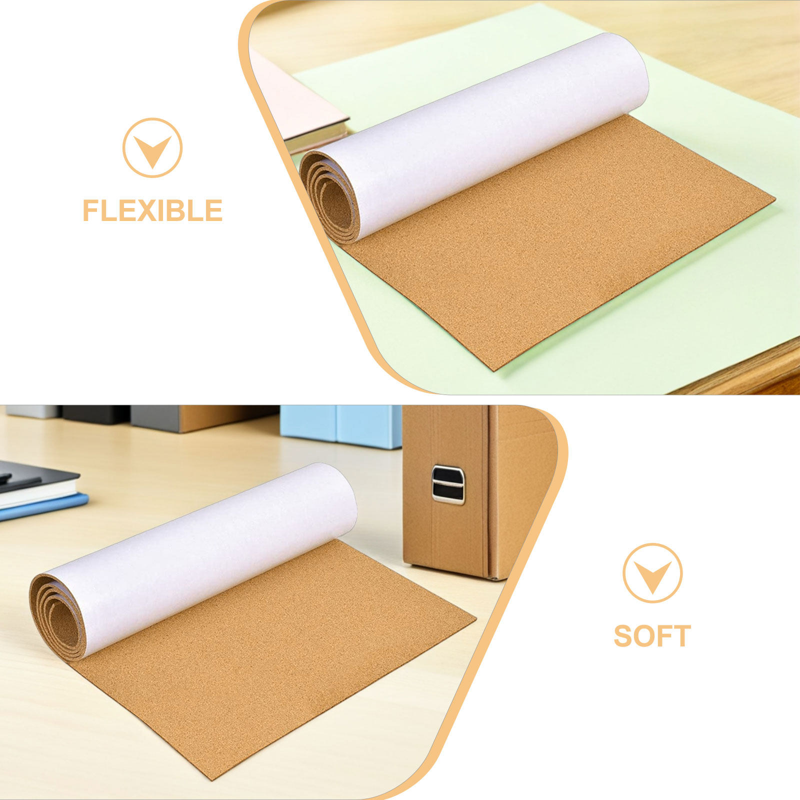 Cork Board Roll for Wall 120x3 - đánh giá và giá Bulletin Board Cork