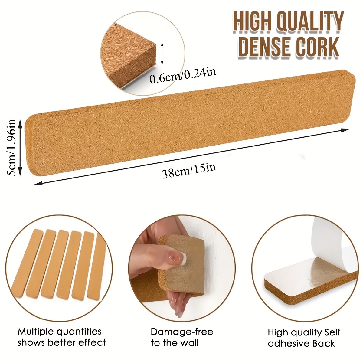 Long Cork Board Strips, Cork F - đánh giá và giá Bulletin Board Cork