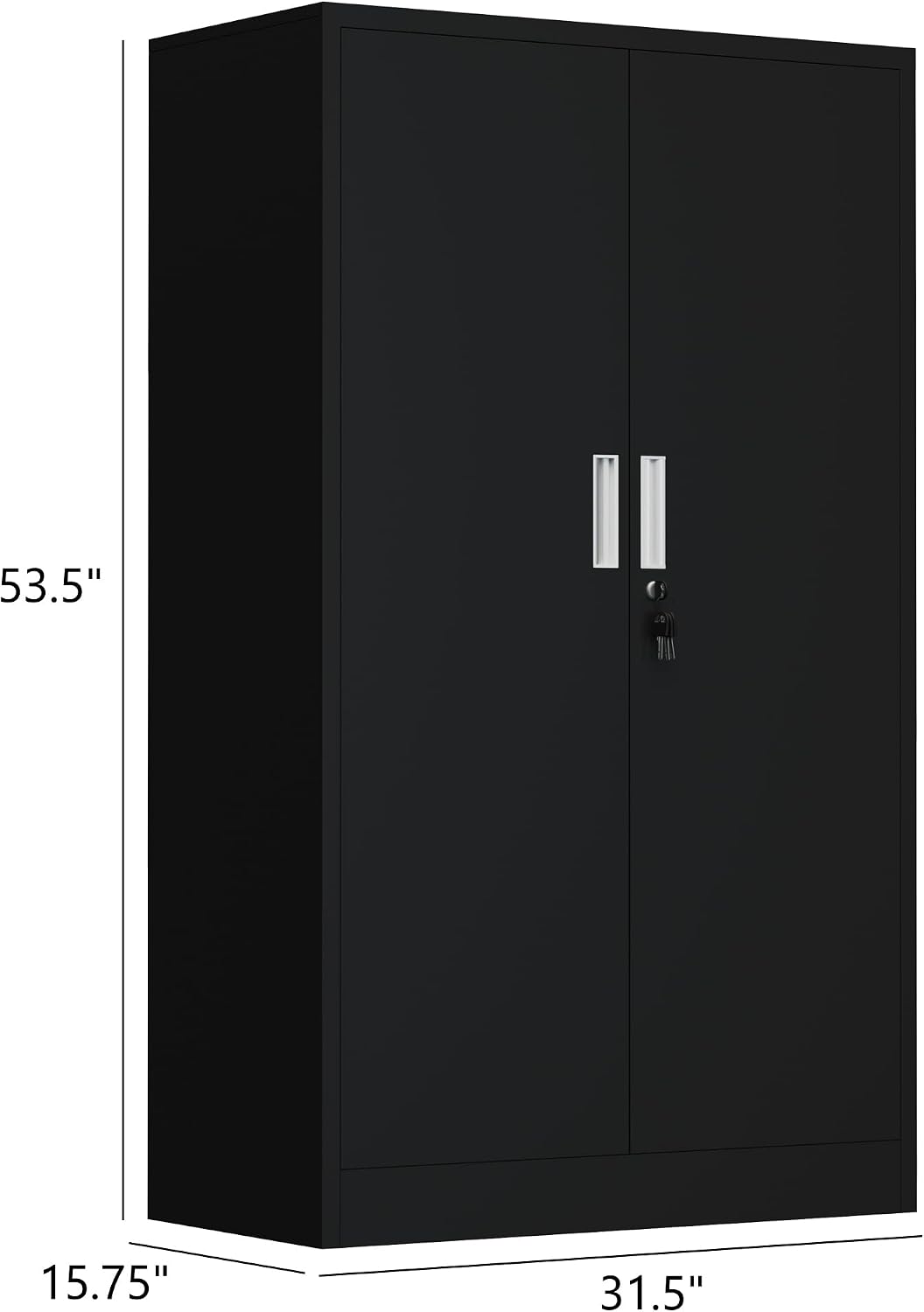 53.5 Inch Tall Metal Lockable  - đánh giá và giá Office Storage Cabinet