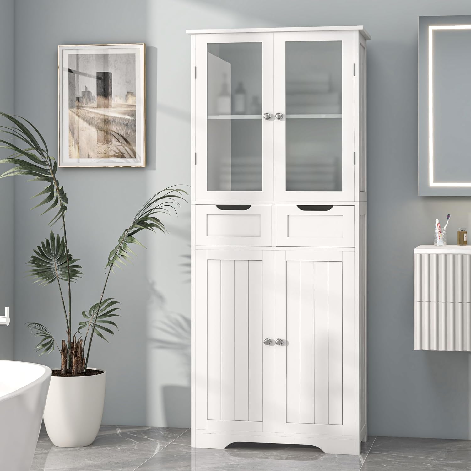 Tall Bathroom Storage Cabinet  - đánh giá và giá Office Storage Cabinet