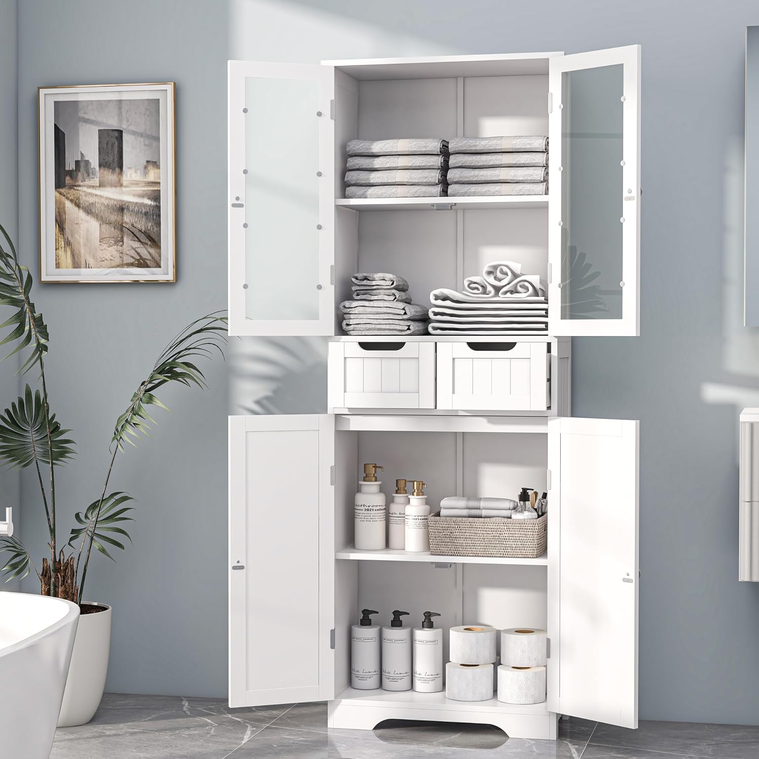 Tall Bathroom Storage Cabinet  - đánh giá và giá Office Storage Cabinet